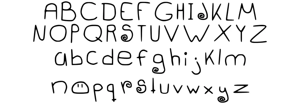 Dangoweekfont specimens