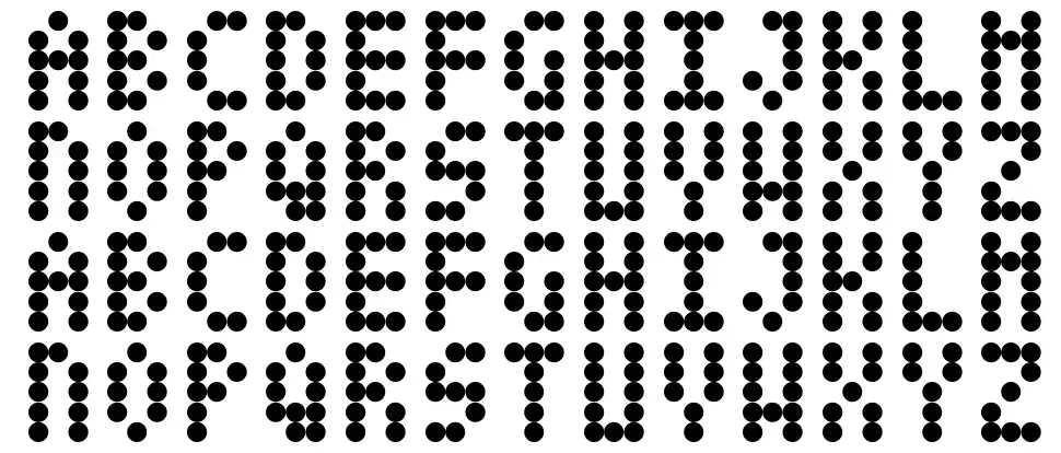 Datdotfont specimens