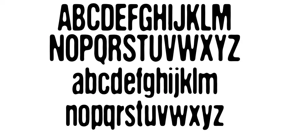 DCC The aliens are comingfont specimens