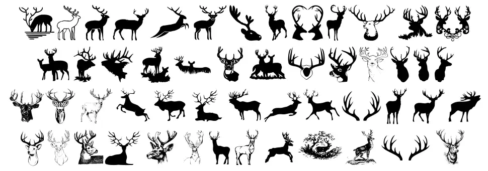 Deersfont specimens