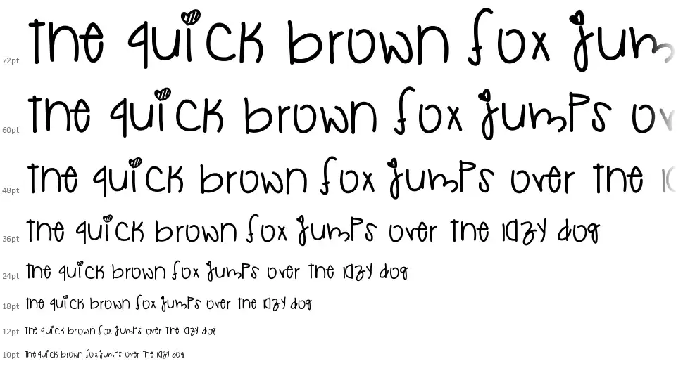Desi Wonderlandfont waterfall