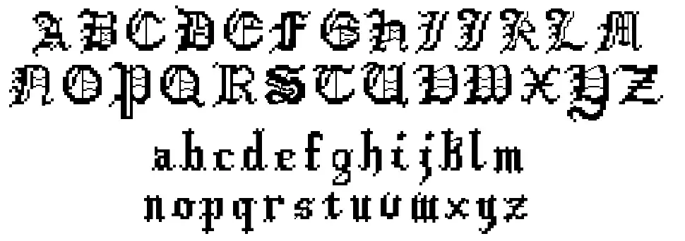 DigiCastlefont specimens