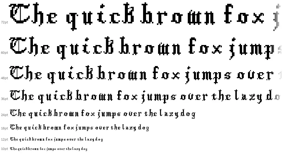 DigiCastlefont waterfall