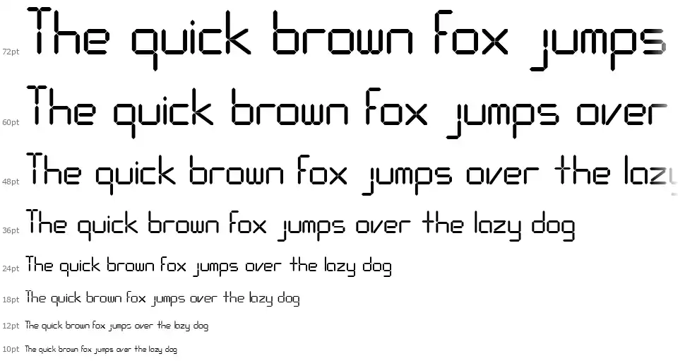 Digitalismfont waterfall