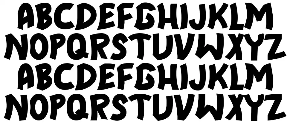 Dino Skyfont specimens