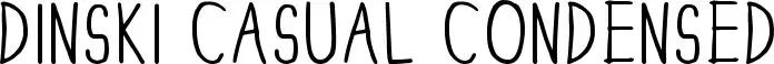 Dinski Casual Condensed