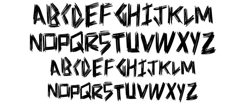 Doctor Scratchfont specimens