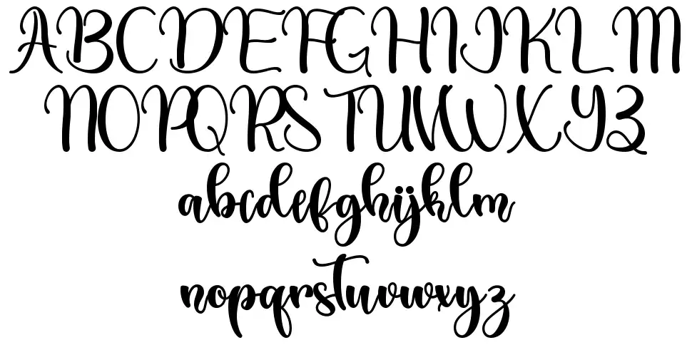 Dream Heartfont specimens