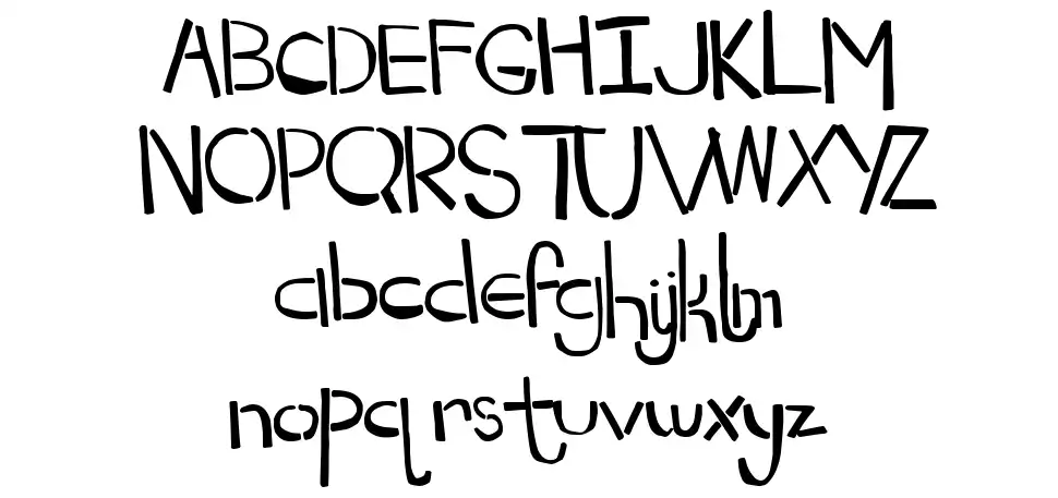 Drop Kick MBfont specimens