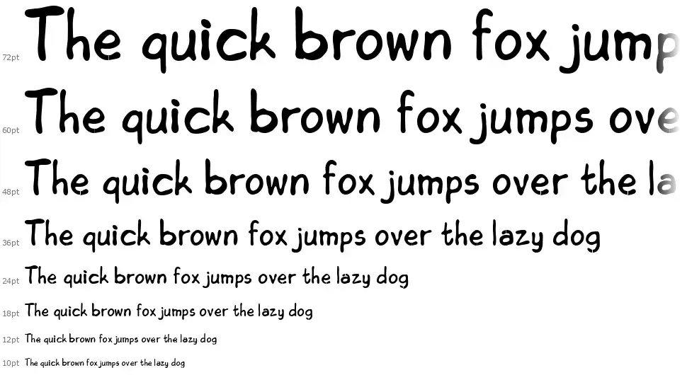 Edoms Handwrittingfont waterfall