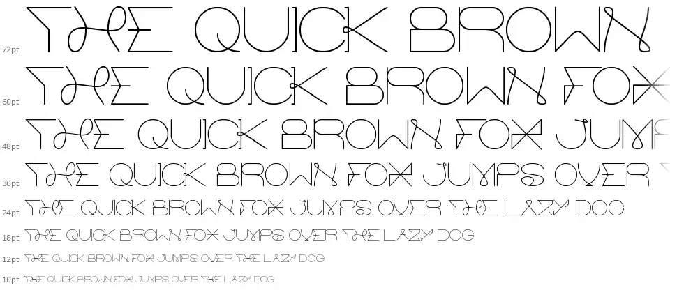 Electric Cityfont waterfall