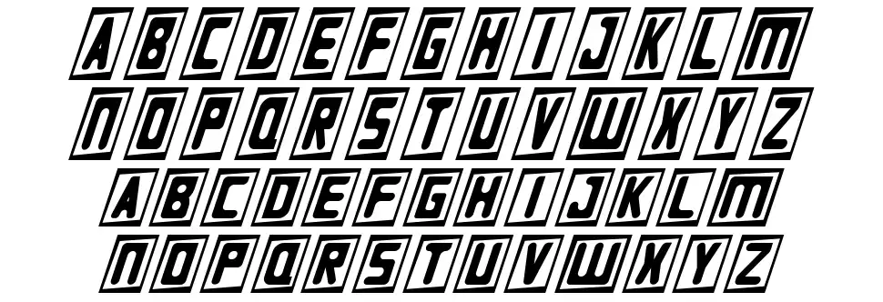 Elektrobloomingfont specimens
