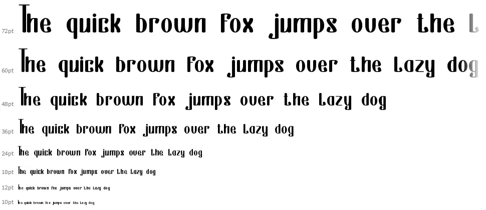 Everything is a testfont waterfall