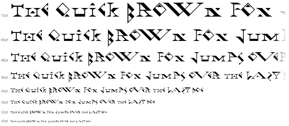 Fadgod-Regularfont waterfall