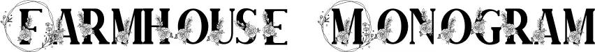 Farmhouse Monogram