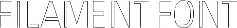 Filament font