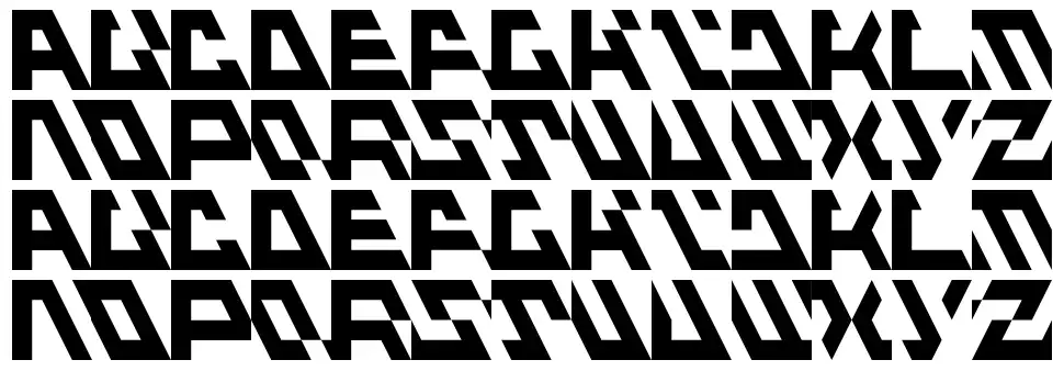 Fluxious Advancefont specimens