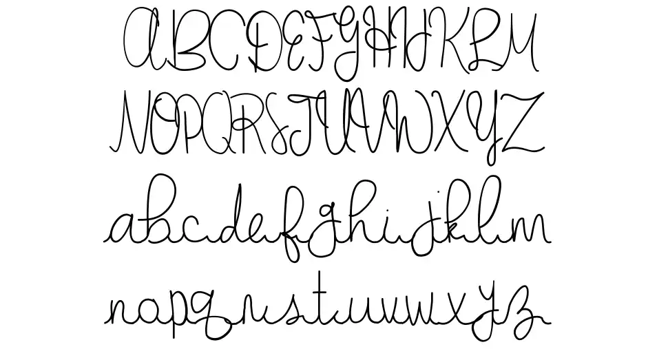 Gabbi's Handwritingfont specimens