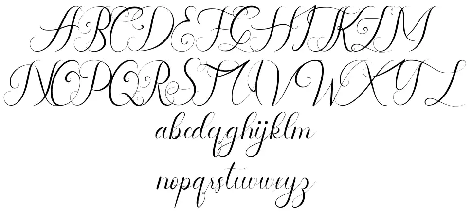 Gloria Beautyfont specimens