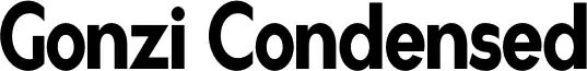 Gonzi Condensed