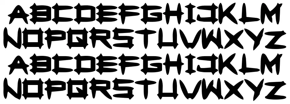 Greghor IIfont specimens