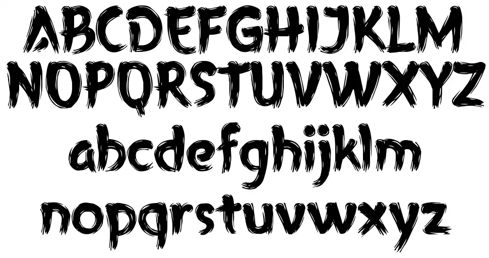 Grimroarfont specimens