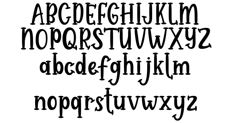Habede Extra Doodlesfont specimens