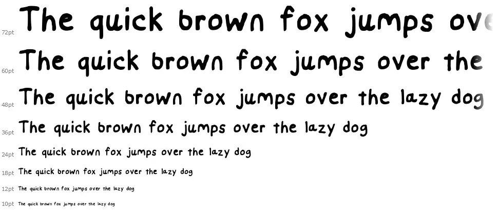 Handwritten Nat29font waterfall