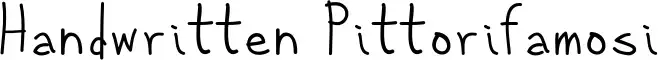 Handwritten Pittorifamosi