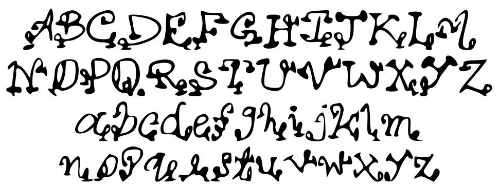 Hardworkfont specimens