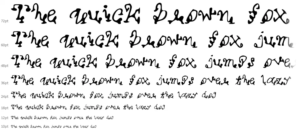 Hardworkfont waterfall