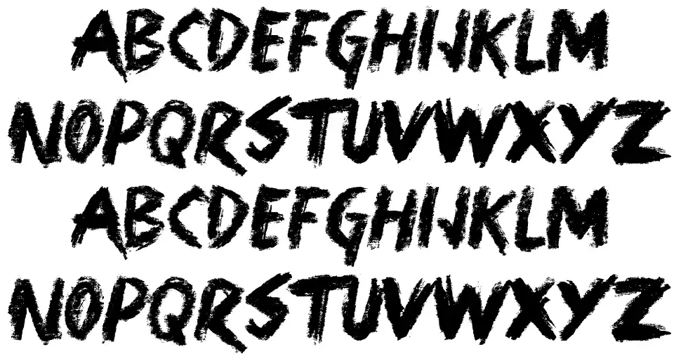 Harris Wearfont specimens