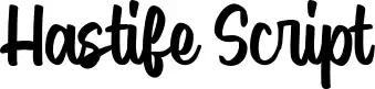 Hastife Script