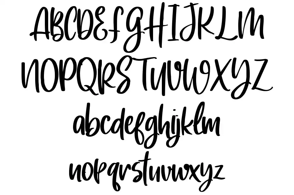 Heart Memoryfont specimens