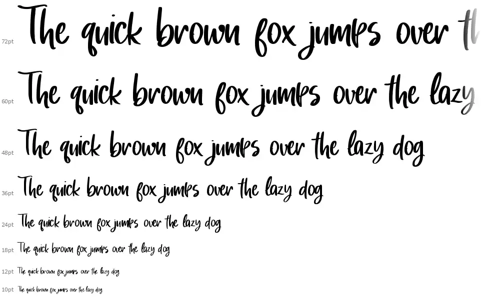 Heart Memoryfont waterfall