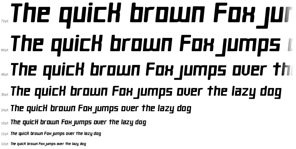 Heartbitfont waterfall
