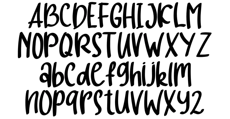 Hello Babyfont specimens