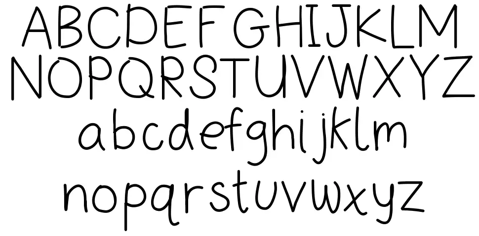 Hello Be My Pen Palfont specimens
