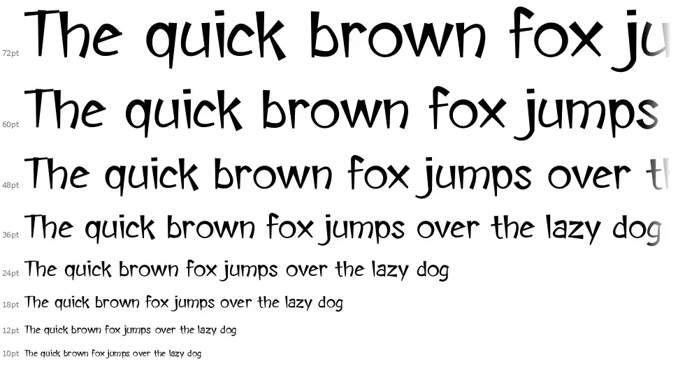 Hiccupfont waterfall