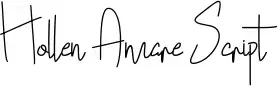 Hollen Amare Script