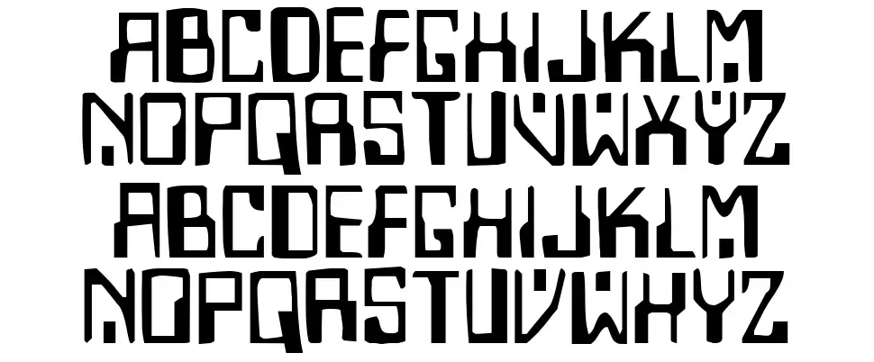 Homemade Robotfont specimens