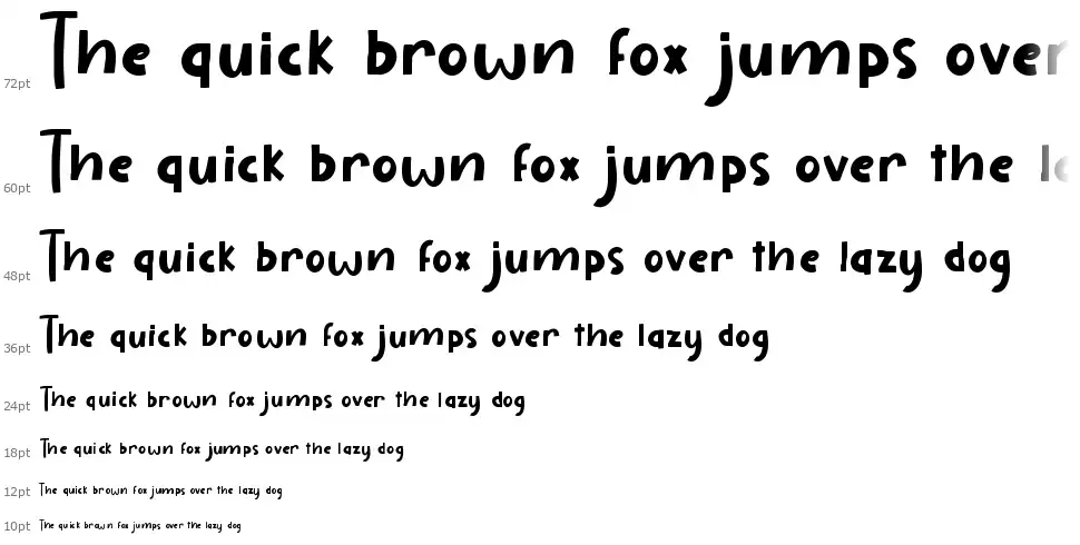 Hot Rubyfont waterfall