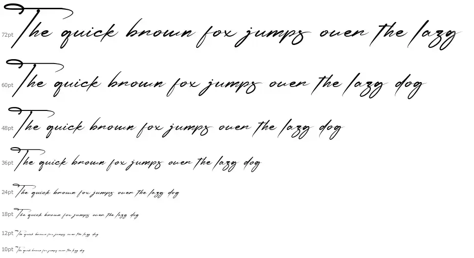 Humble Signationfont waterfall