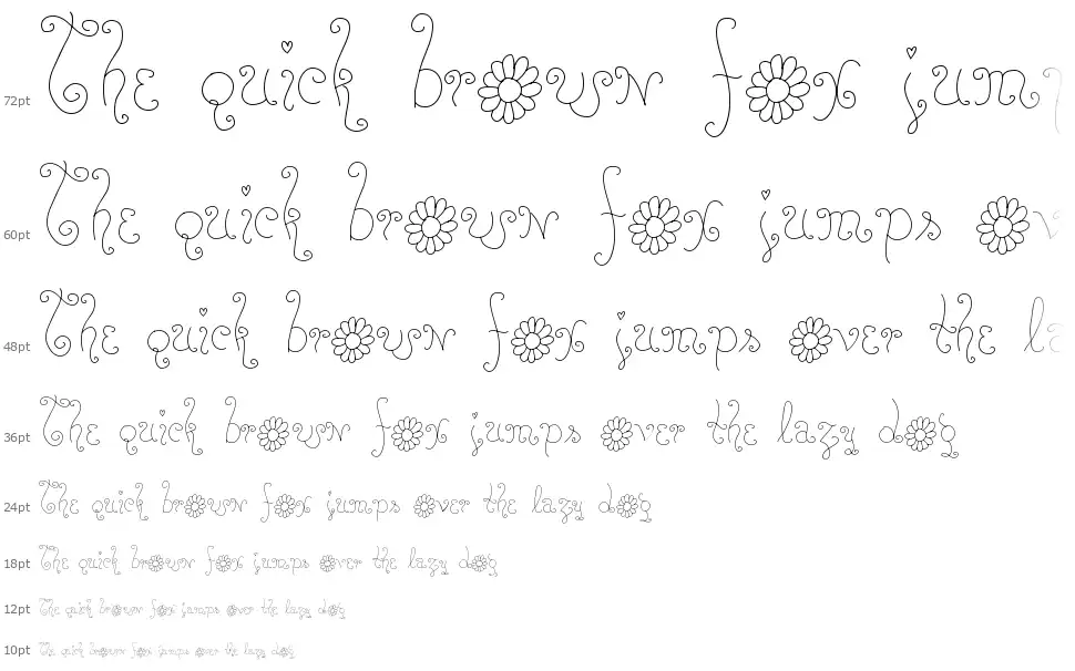Hungais Regularfont waterfall