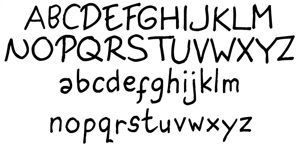 I am Seventeenfont specimens