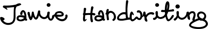 Jamie Handwriting