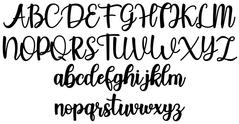 Jasmine Lovelyfont specimens