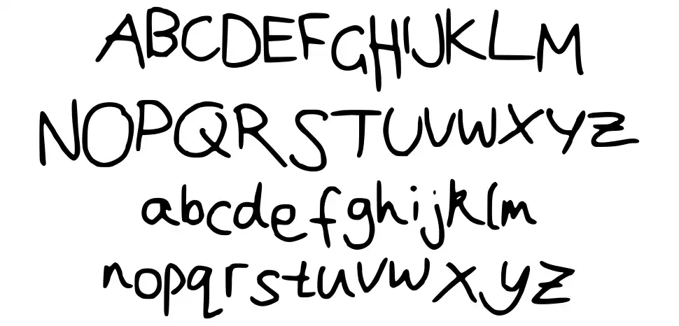 Joanna's handwritingfont specimens