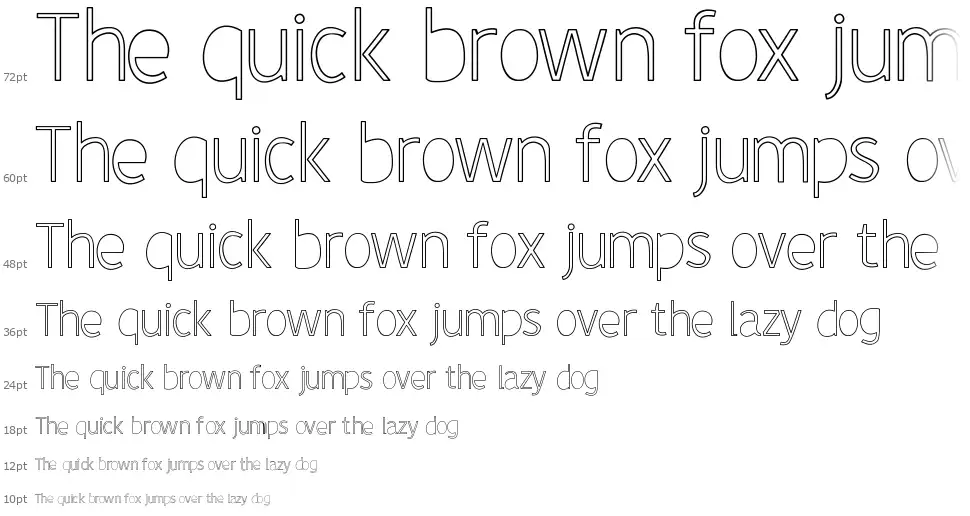 John's Handwritingfont waterfall