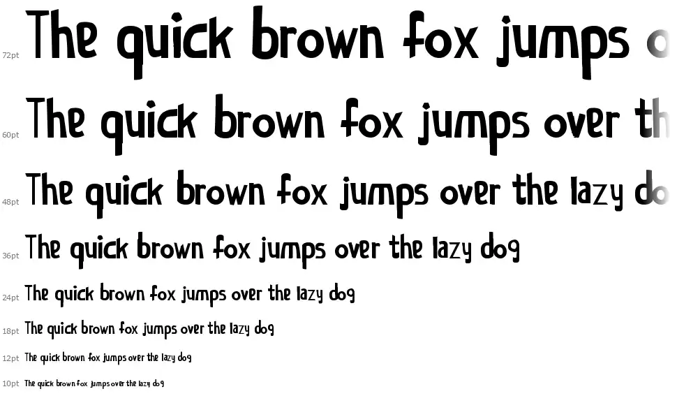 Kahoot!font waterfall